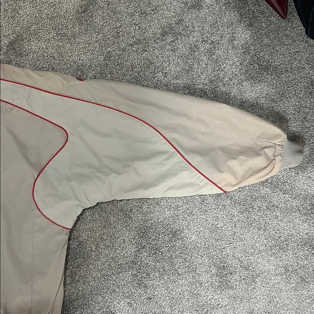 MLB Majestic Boston Red Socks "fleece" lined Jacket with Red and Gray - Picture 7 of 10